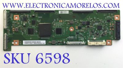 T-CON PARA TV LG / NUMERO DE PARTE 6871L-6941A / 6870C-0908A / 6941A / LE550PQJ (HQ)(E1) / MODELO OLED55G2PUA.DUSQLJR / 